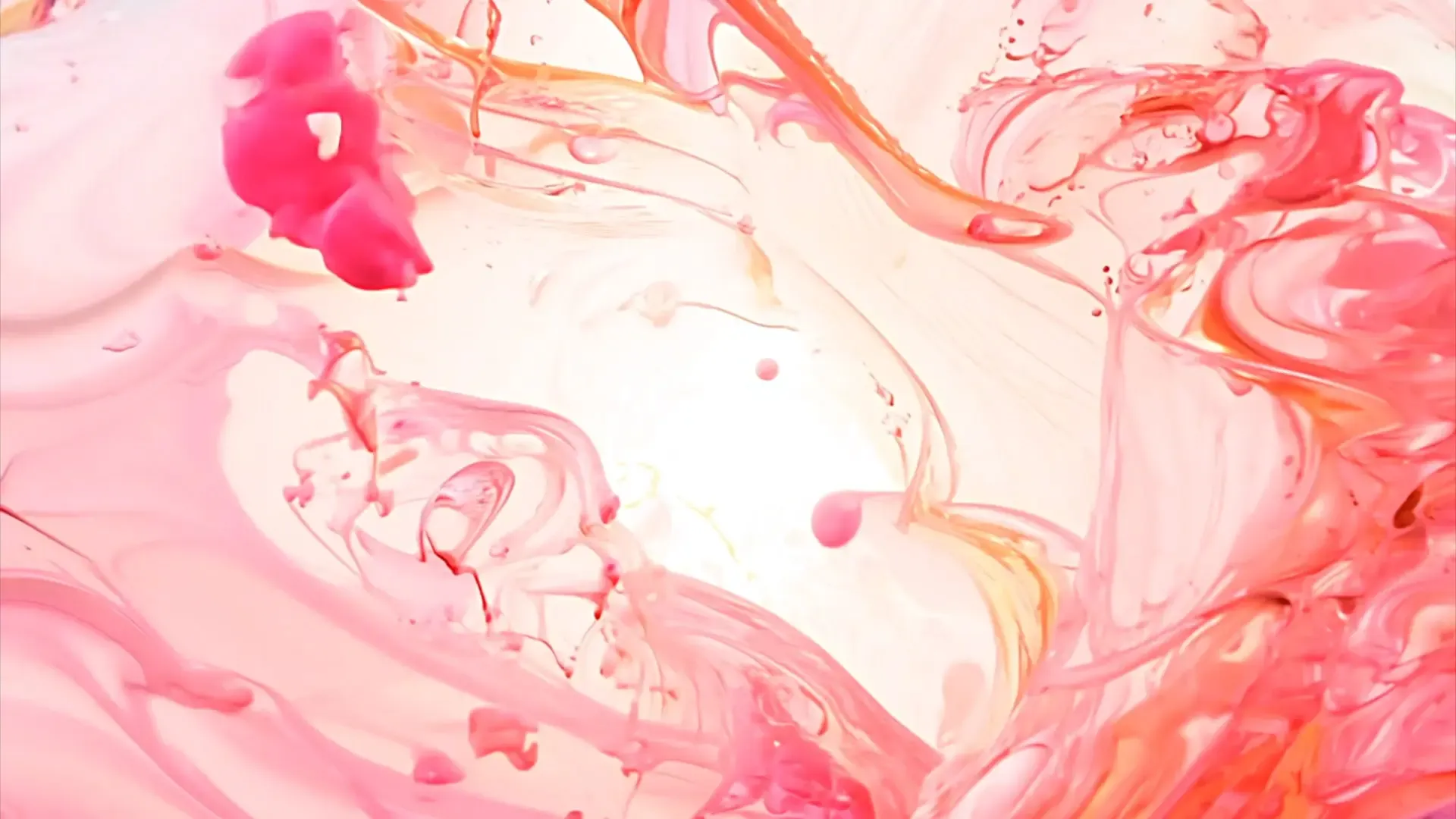 Romantic Pink Ink Explosion Transition for Cinematic Promos